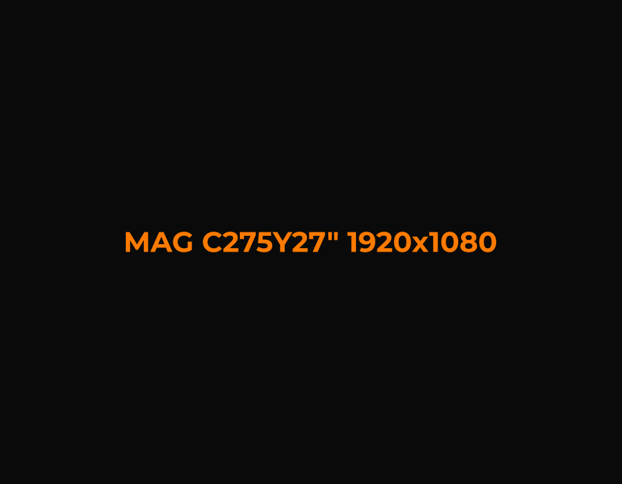 MAG C275Y - 1 MAG C275Y 27" Curved Monitor 100Hz FHD - الصورة 1